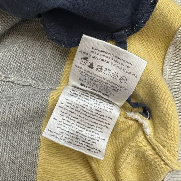 Striped color block style men’s hoodie - Picture 8 of 10